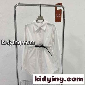 コットン ボタンダウン ベルテッドチュニック アレキサンダーワング シャツ コピー ホワイトkid26yeiKrC