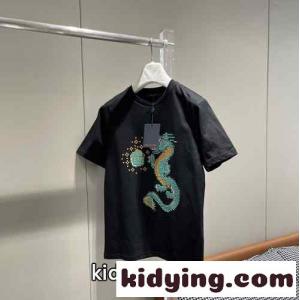 ショートスリーブコットンTシャツ ルイ・ヴィトン Tシャツ コピーkid264L9Xnu
