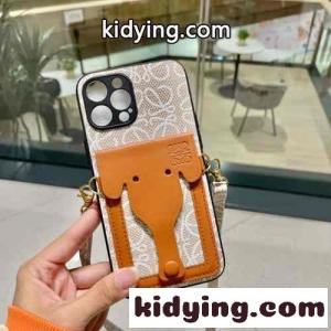 カード収納 ストラップ付き ロエベ スーパーコピー スマホケース 偽物 アイフォンケース iPhone 14kid26W5zymi