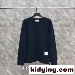 定番 カジュアル クルーネック スウェットシャツ トムブラウン ブランド コピー Tシャツ コピー ネイビーkid26a4XLDy