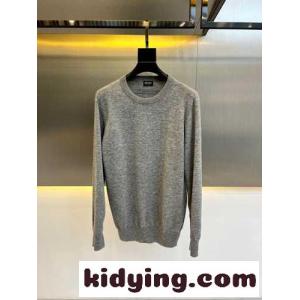 シンプル 上品 カシミヤ ニット エルメネジルド・ゼニア セーター コピー グレーkid26jOr0Pb