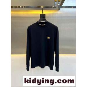 シンプル 合わせやすい 秋冬 メンズ 長袖Tシャツ バーバリー コピーブランド Tシャツ コピー ネイビーkid26uqWzGj