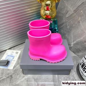 カジュアル 軽量 レディース レインブーツ バレンシアガ コピー ブーツ コピー ピンクkid26Oz8LrC