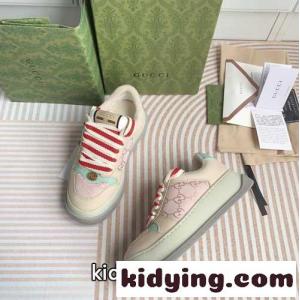 人気 グッチ コピー スニーカー スーパーコピー 厚底 GGスクリーナースニーカーkid26HLfmia