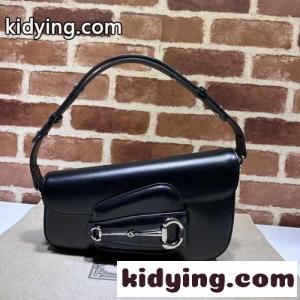 新作~グッチ スーパーコピー ホースビット 1955 スモール ショルダーバッグ スーパーコピー ブラックkid265rqO1D