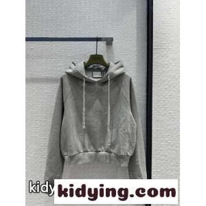 可愛い おしゃれ GG ロゴ フード付き グッチ ブランド コピー パーカー コピー グレーkid26OrCO1f