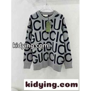 gucci コピー インターシャ ウール セーター グッチ コピー セーター コピー グレーkid26uOT9Lr