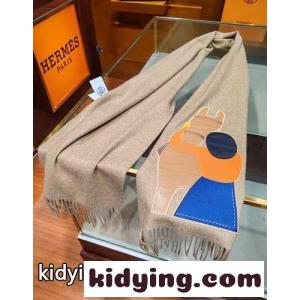 おしゃれ エレガント カシミヤ マフラー エルメス コピーブランド スカーフ コピー レザーパッチkid26ne0TTr