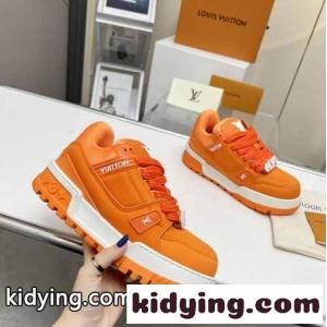 ルイヴィトン コピー スニーカー 偽物 LV トレイナー マキシ・ライン スニーカー オレンジkid26jumyCy