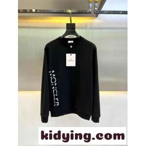定番 ロゴ モンクレール コピーブランド Tシャツ コピー 合わせやすい クルーネック ブラックkid26H1zKPv