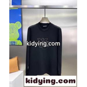 合わせやすい クルーネック シンプル アルマーニ ブランド コピー Tシャツ コピー 長袖Tシャツkid26v0DqGv