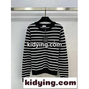 定番 ボーダー柄 イヴ・サンローラン ブランド コピー セーター コピー クルーネック プルオーバーkid26eG1D8r