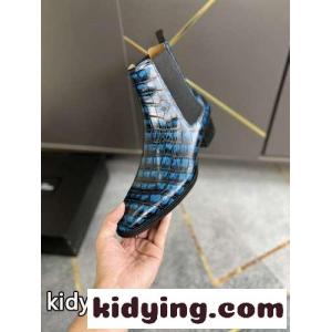 上品 エレガント イヴ・サンローラン ブランド コピー ブーツ コピー メンズ アンクルブーツkid26n4515v