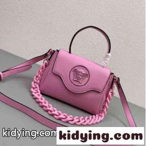 ラ メドゥーサ スモール ハンドバッグ ヴェルサーチ ブランド コピーェ バッグ コピー ピンクkid26P9fmum
