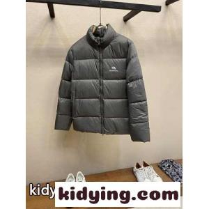 3B SPORTSオーバーサイズパッファージャケット バレンシアガ ブランド コピー ダウンジャケット コピー グレーkid26Dqeymm