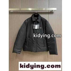 Re-Nylon クロップド ダウンジャケット プラダ ブランド コピー ダウンジャケット スーパーコピーkid26PT5nei