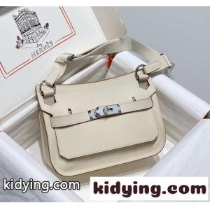 シルバー金具 エルメス コピーブランド ジプシエール ミニショルダーバッグ スーパーコピー ホワイトkid26199Lfm