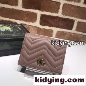 グッチ ブランド コピー 財布 コピー 人気 定番 GGマーモント カードケース 466492 ピンクkid264vuuee