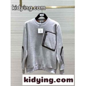 秋冬 カジュアル コットン スウェットシャツ エルメス ブランド コピー Tシャツ コピー グレーkid26b4vumC
