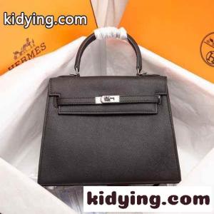 定番 人気 エルメス スーパーコピー ケリー ハンドバッグ コピー シルバー金具kid26LrGHHn