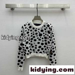 LV × YK テンセル クルーネック プルオーバー ルイヴィトン コピー セーター 偽物 ホワイトkid26rmGrqy