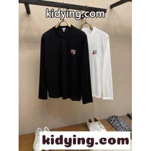 シンプル おしゃれ アナグラム ハート ロエベ スーパーコピー Tシャツ コピー クルーネック 長袖Tシャツkid26ui0Xjm