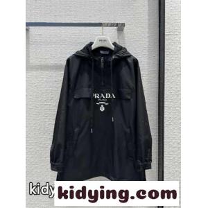 カジュアル おしゃれ ユニセックス プラダ スーパーコピー ジャケット コピー ロゴプリントkid26D8Pr0b