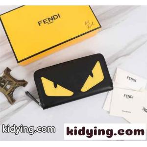 fendi コピー バグズアイ レザー 長財布 フェンディ コピー 財布 コピー ウォレットkid26P9biCe