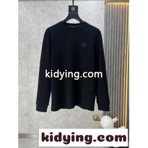 ベーシック ロゴ クルーネック エルメネジルド・ゼニア Tシャツ コピー スウェットシャツ ブラックkid26jyyKTD