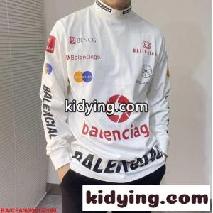 おしゃれ ユニセックス バレンシアガ コピー TOP LEAGUE ロングスリーブ Tシャツ コピーkid26fm8bKz