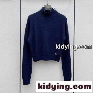 シンプル ハイネック プラダ コピーブランド セーター コピー レディース 秋冬 トップスkid264Xvmia