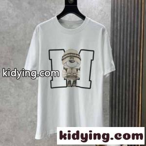 モンクレール ブランド コピー Tシャツ コピー ロゴプリント 着心地抜群 クルーネック 半袖Tシャツkid26XDKHbu
