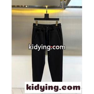 カジュアル ロゴ入り プラダ コピー パンツ 偽物 コットン ジョガーパンツ ネイビーkid26WfSH1z
