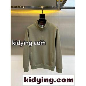 プラダ コピーブランド Tシャツ 偽物 コットン トライアングルロゴ ハーフジップ スウェットシャツkid26Wj0Xza