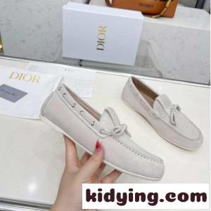 カジュアル エレガント Miss dior コピー Street ローファー スーパーコピー スエード グレーkid26KXzyia