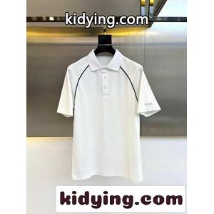 クリスチャン・ディオール コピー 半袖Tシャツ コピー コットンピケ ポロシャツ ホワイトkid26TLHPLD