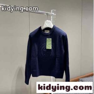シンプル インターロッキングG グッチ コピー セーター コピー クルーネック ウールkid2695XvKv