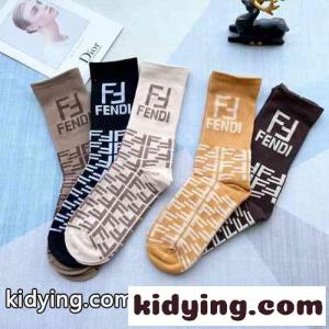 5足セット ロゴ フェンディ コピー 靴下 偽物 おしゃれ 人気 ソックスkid26XnqCaC