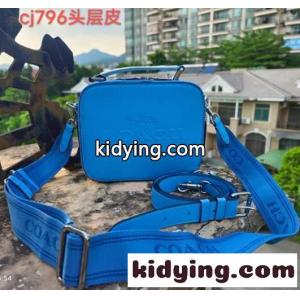 トップ ハンドル クロスボディバッグ コーチ スーパーコピー バッグ コピー メンズ ブルーkid26G5Pnya