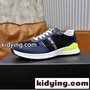 メンズ カジュアル アルマーニ コピー スニーカー コピー 軽量 レースアップスニーカーkid26qmC8Hj
