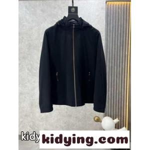 カジュアル 上品 エルメネジルド・ゼニア ジャケット コピー メンズ ブラックkid26fSzuuy