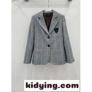 洗練された 人気 ルイ・ヴィトン プレッピーチェックブレザー コピー アウターkid26Hvmiqy