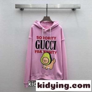 可愛い プリント オーバーサイズ グッチ スーパーコピー パーカー コピー カジュアル ユニセックスkid26Xn895f