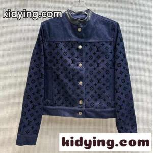 おしゃれ ルイ・ヴィトン フロックドモノグラムデニムジャケット スーパーコピーkid265vGXPj