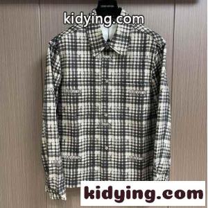 カジュアル メンズ Louis vuitton スーパーコピーチェックデニムオーバーシャツ コピーkid26ieiGru