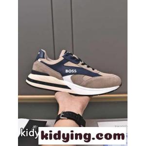 おしゃれ カジュアル ヒューゴ・ボス スニーカー コピー ロゴ レースアップkid260ruGbm
