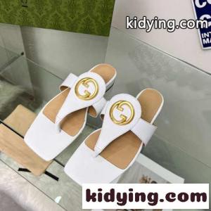 gucci ブランド コピー グッチ ブランド コピー ブロンディ トングサンダル スーパーコピー レディース ホワイトkid26eCCSDu