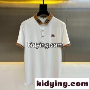 ロゴ入り コットン 半袖 ポロシャツ バーバリー コピーブランド Tシャツ コピー ホワイトkid261PDyyu