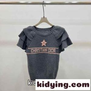 可愛い dior コピーブランドIVIERA ラッフルセーター クリスチャン・ディオール コピーブランド セーター コピー グレーkid26WPneOr