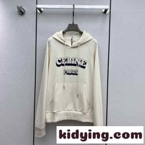 celine コピー PARIS 70S スウェットシャツ セリーヌ コピー パーカー コピー フード付きkid269rmaeC